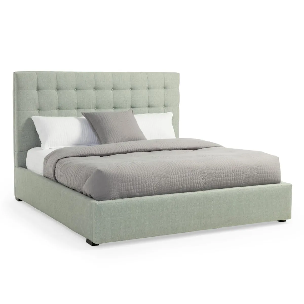 Beds | Star Fumiture Abby Upholstered Storage Bed - Mist