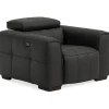 Recliners | Star Fumiture Albrecht 2-Power Leather Recliner