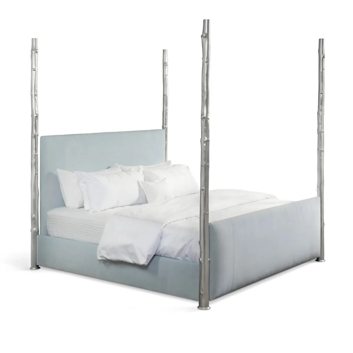 Beds | Star Fumiture Artefact King Wildwood Upholstered Poster Bed