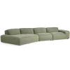 Sectionals | Star Fumiture Beck 3-Piece Sectional with RAF Chair