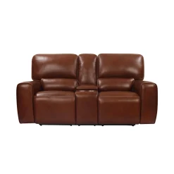 Loveseats | Star Fumiture Bennett Power Reclining Console Loveseat