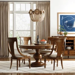 Dining Room Sets | Star Fumiture Berkshire 5-Piece Round Dining Set