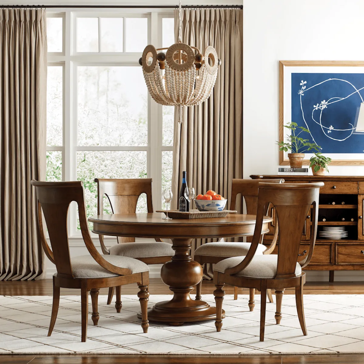 Dining Room Sets | Star Fumiture Berkshire 5-Piece Round Dining Set