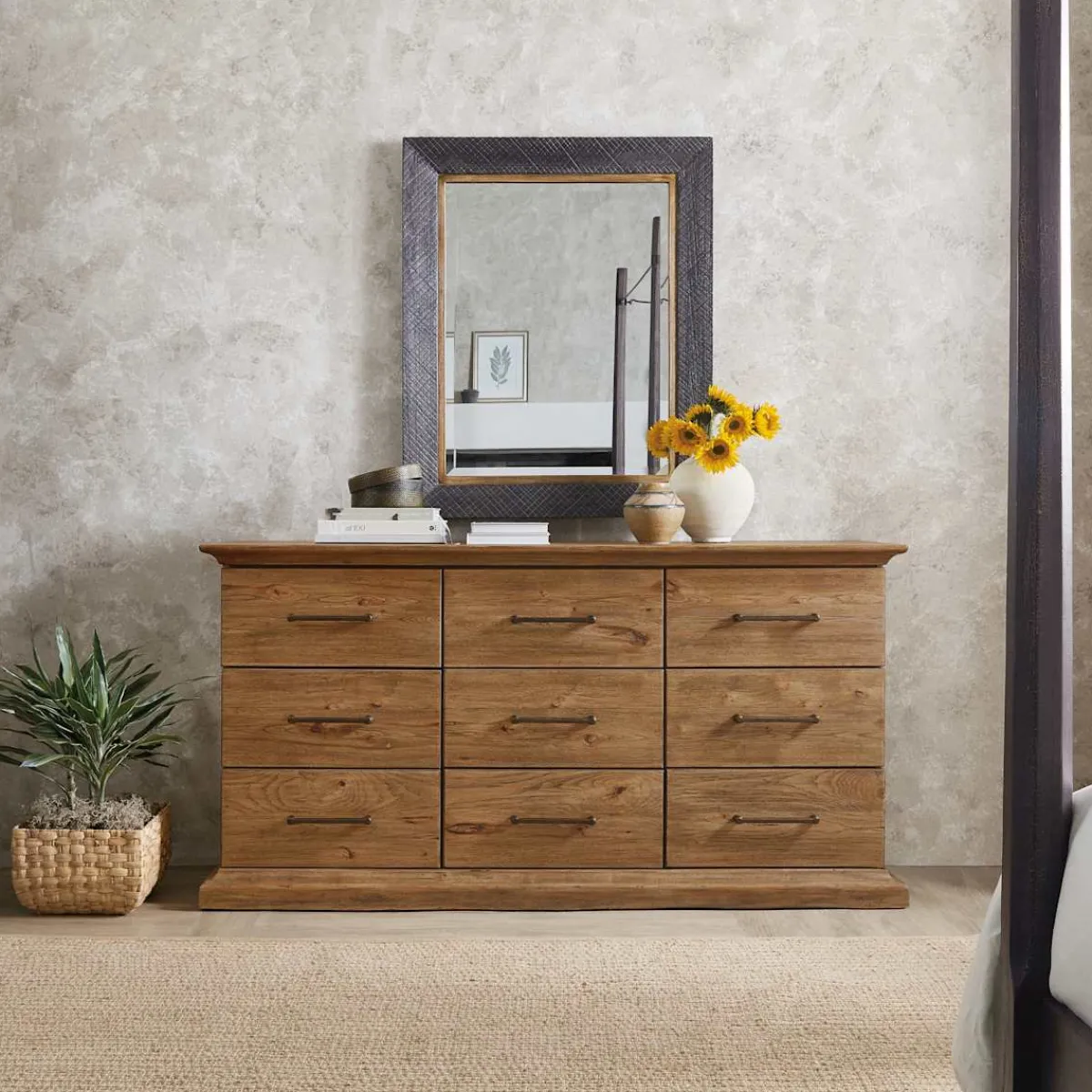 Dressers | Star Fumiture Big Sky Dresser and Portrait Mirror