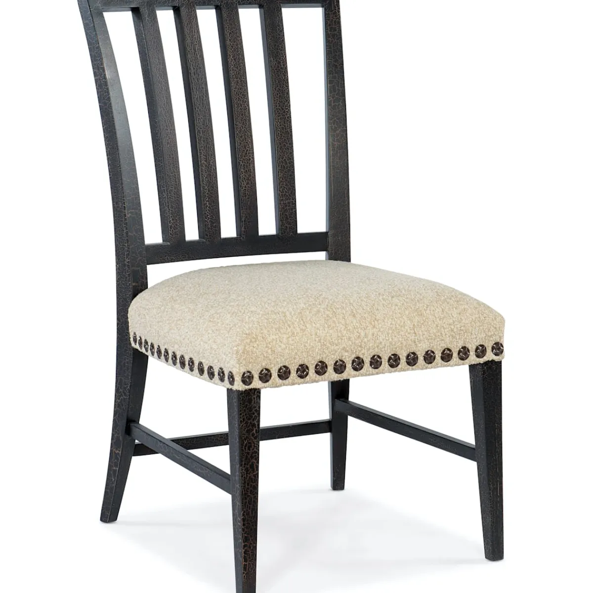 Dining Chairs | Star Fumiture Big Sky Slat Back Side Chair - Black