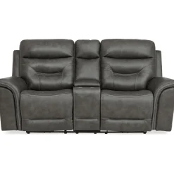 Loveseats | Star Fumiture Brody Leather Power Reclining Console Loveseat