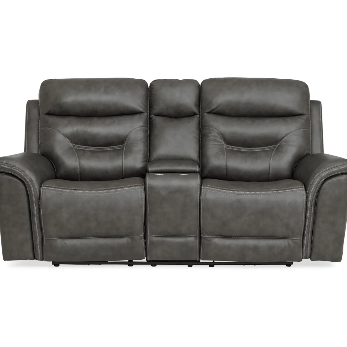Loveseats | Star Fumiture Brody Leather Power Reclining Console Loveseat