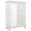 Chests & Armoires | Star Fumiture Cambridge Chiffarobe - White