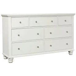 Dressers | Star Fumiture Cambridge Double Dresser - White