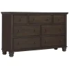 Dressers | Star Fumiture Cambridge Double Dresser - Cracked Pepper