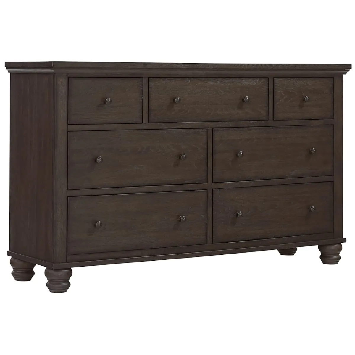 Dressers | Star Fumiture Cambridge Double Dresser - Cracked Pepper