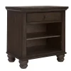Nightstands | Star Fumiture Cambridge One Drawer Nightstand - Cracked Pepper
