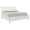 Beds | Star Fumiture Cambridge Sleigh Storage Bed - White