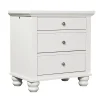 Nightstands | Star Fumiture Cambridge Three Drawer Nightstand - White