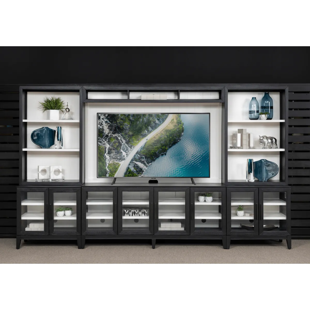 Wall Units | Tv Stands / Entertainment | Star Fumiture Cameron 6PC Entertainment Wall