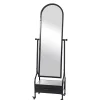 Floor Mirrors | Star Fumiture Carlisle Storage Floor Mirror