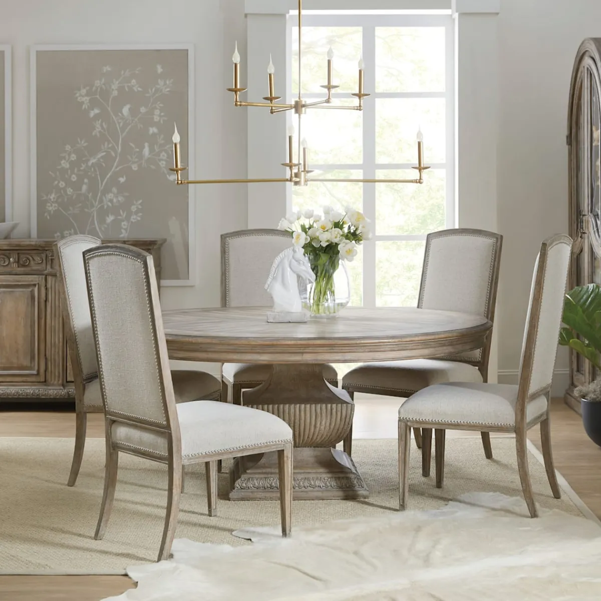 Dining Room Sets | Star Fumiture Castella 5-Piece Round Dining Set