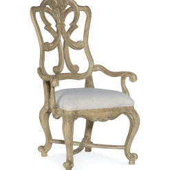 Dining Chairs | Star Fumiture Castella Wood Back Arm Chair