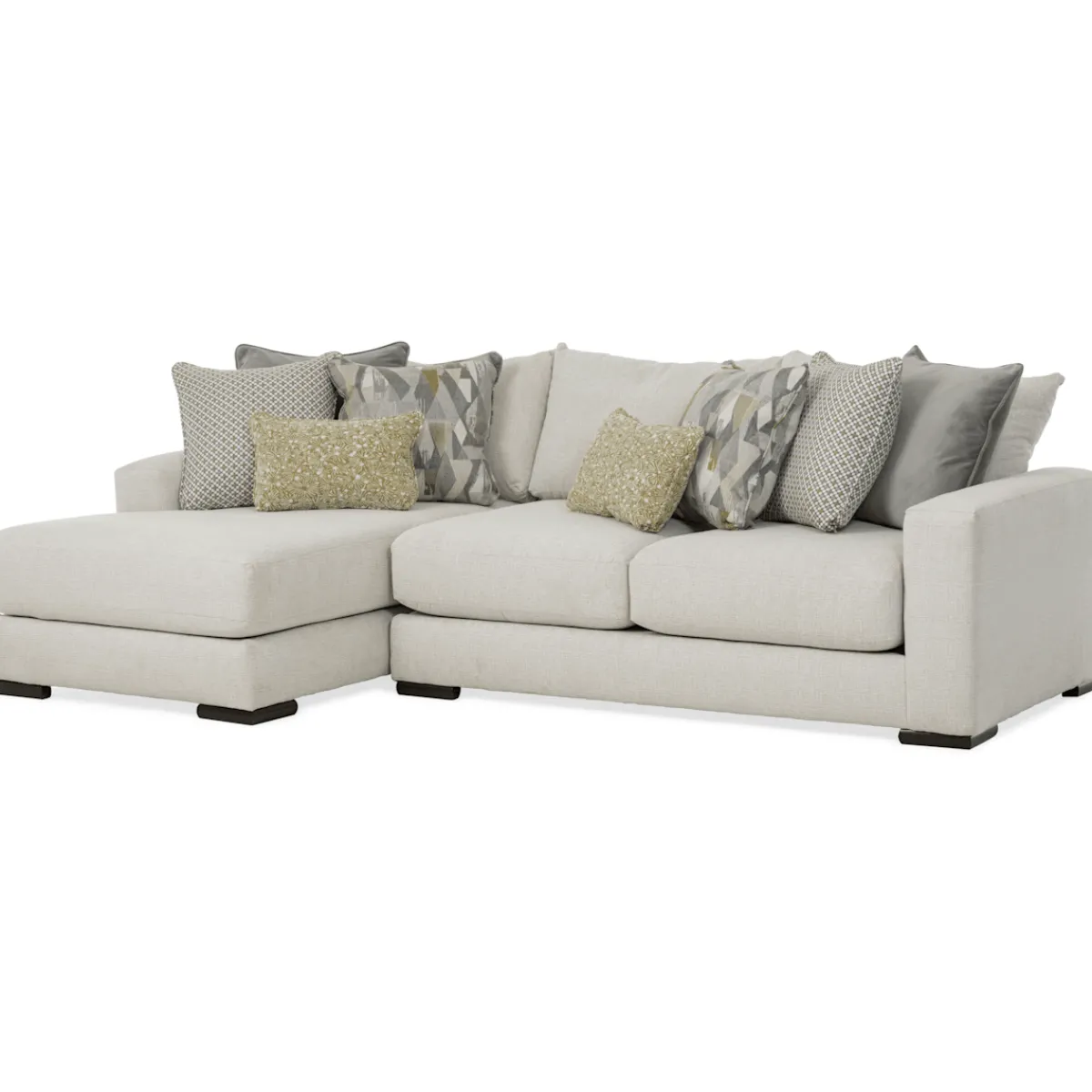 Sectionals | Star Fumiture Charlie 2 Piece Sofa Chaise Sectional (LAF)