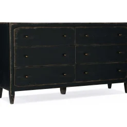 Dressers | Star Fumiture Ciao Bella Six Drawer Dresser