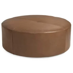 Ottomans & Poufs | Star Fumiture Cologne Leather Ottoman