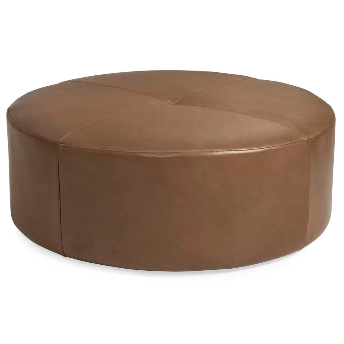 Ottomans & Poufs | Star Fumiture Cologne Leather Ottoman