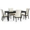 Dining Room Sets | Star Fumiture Core 5-Piece Dining Set - Wood Trim Side Chairs