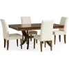 Dining Room Sets | Star Fumiture Core 5-Piece Trestle Dining Set - Upholstered Side Chairs