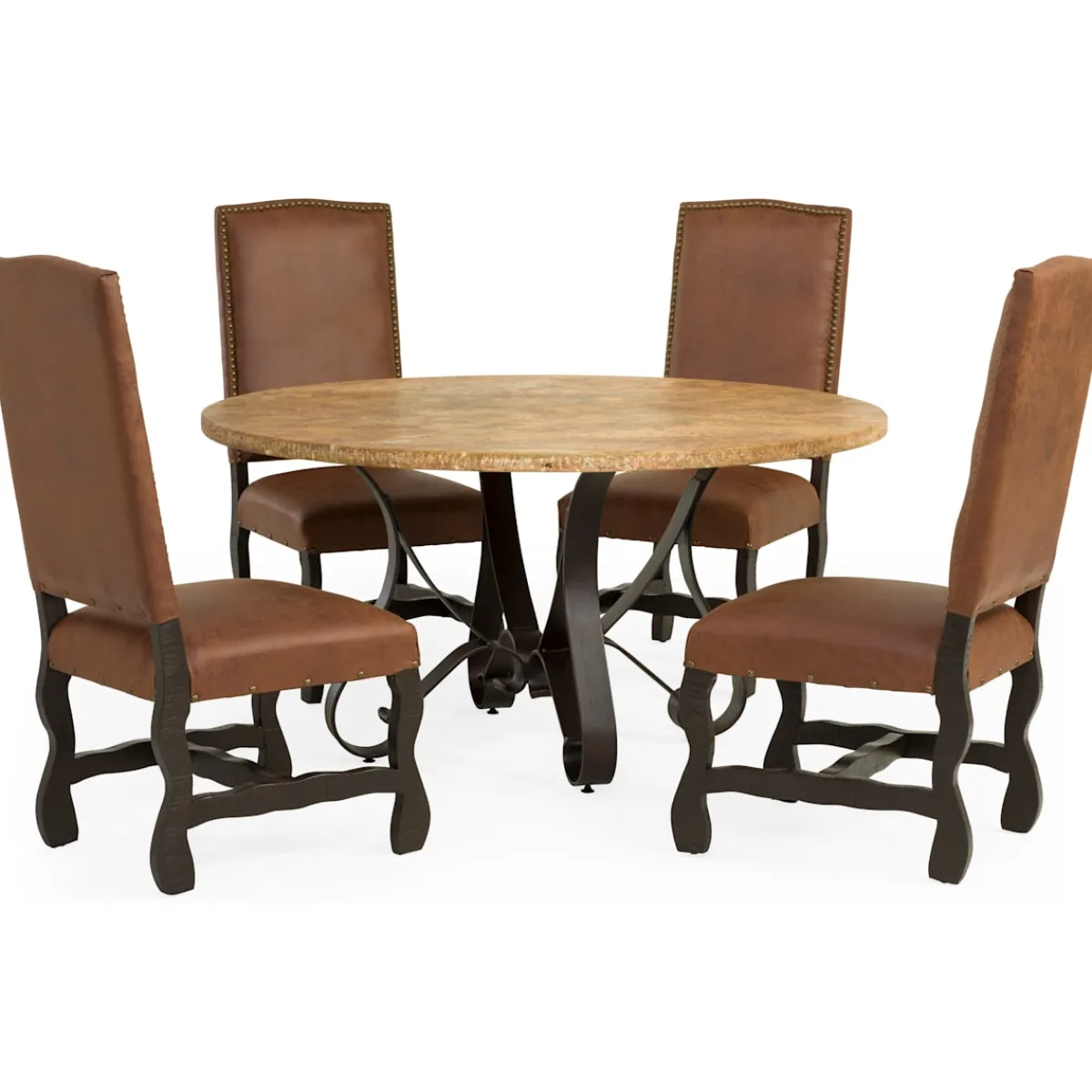 Dining Room Sets | Star Fumiture Del Rio 5-Piece Round Dining Set