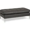 Ottomans & Poufs | Star Fumiture Dino Leather Cocktail Ottoman
