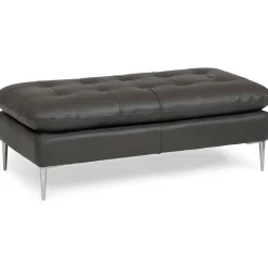 Ottomans & Poufs | Star Fumiture Dino Leather Cocktail Ottoman