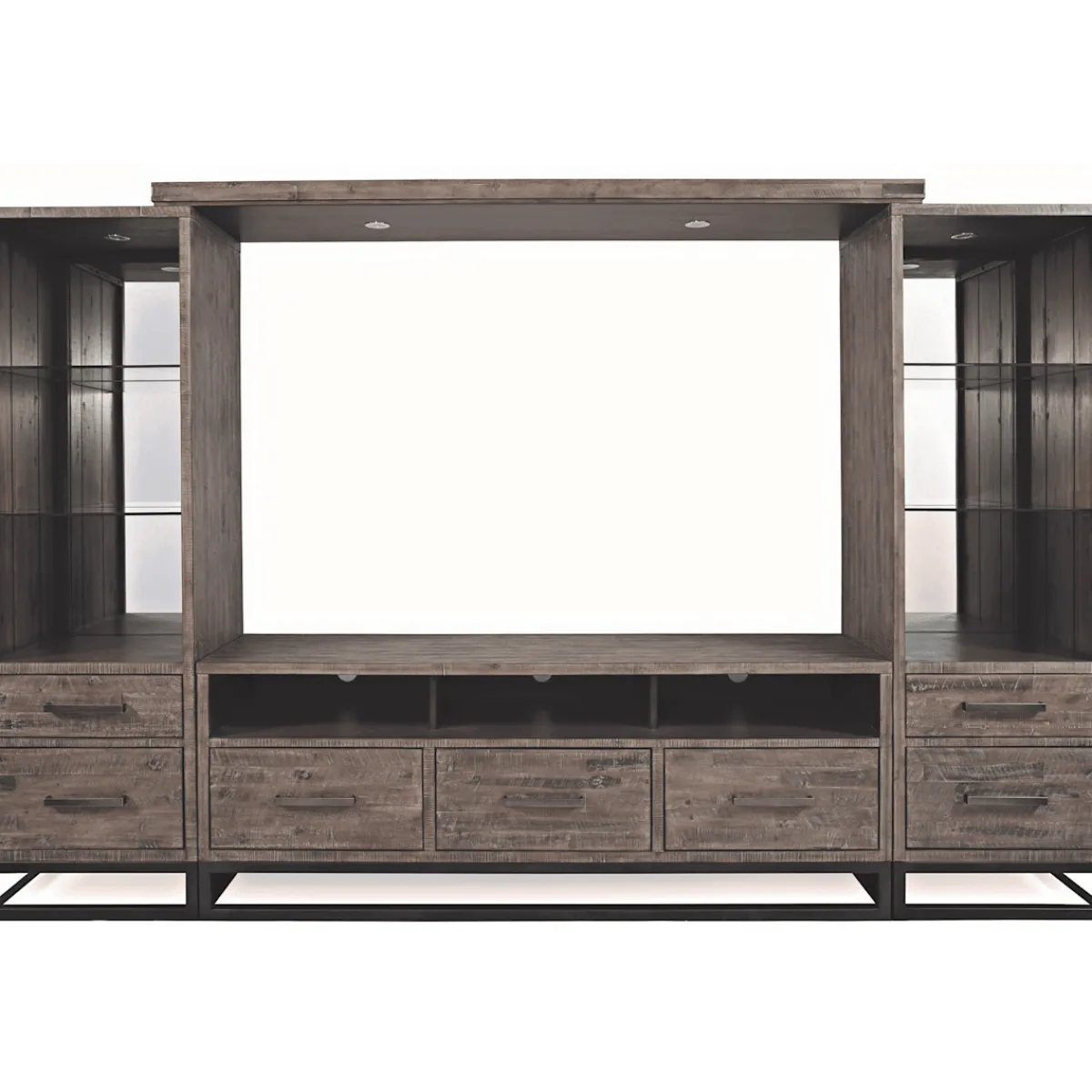 Wall Units | Star Fumiture Emmett 4PC Entertainment Wall