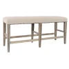 Dining Benches | Star Fumiture Fairview Counter Height Bench - ASH