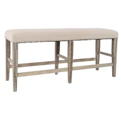 Dining Benches | Star Fumiture Fairview Counter Height Bench - ASH