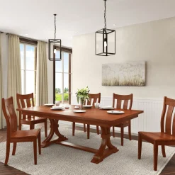 Dining Room Sets | Star Fumiture Farmville 5-Piece Rectangular Table Dining Set