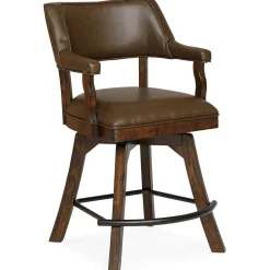 Bars | Barstools / Counter Stools | Star Fumiture Gettysburg Leather Spectator Counter Stool