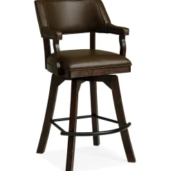 Bars | Barstools / Counter Stools | Star Fumiture Gettysburg Leather Spectator Bar Stool