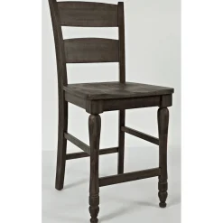 Bars | Barstools / Counter Stools | Star Fumiture Ginger Ladderback Counter Stool - Barnwood
