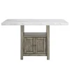Dining Tables | Star Fumiture Grayson Counter Height Marble Top Table