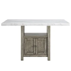 Dining Tables | Star Fumiture Grayson Counter Height Marble Top Table