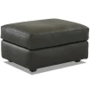 Ottomans & Poufs | Star Fumiture Gus Leather Ottoman
