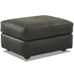 Ottomans & Poufs | Star Fumiture Gus Leather Ottoman