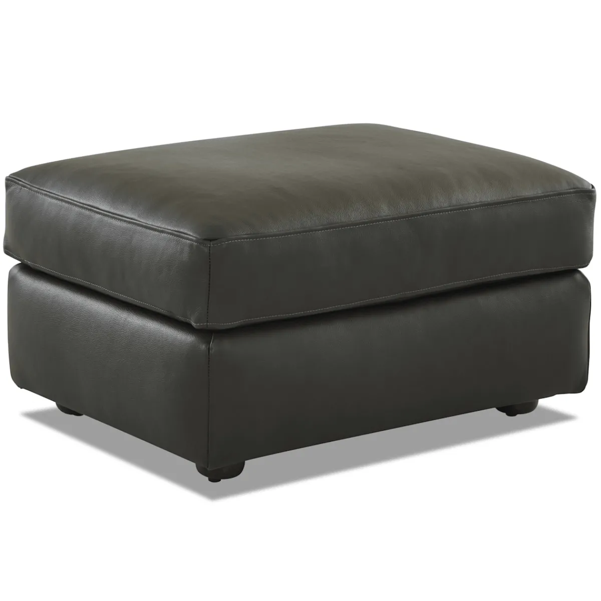 Ottomans & Poufs | Star Fumiture Gus Leather Ottoman