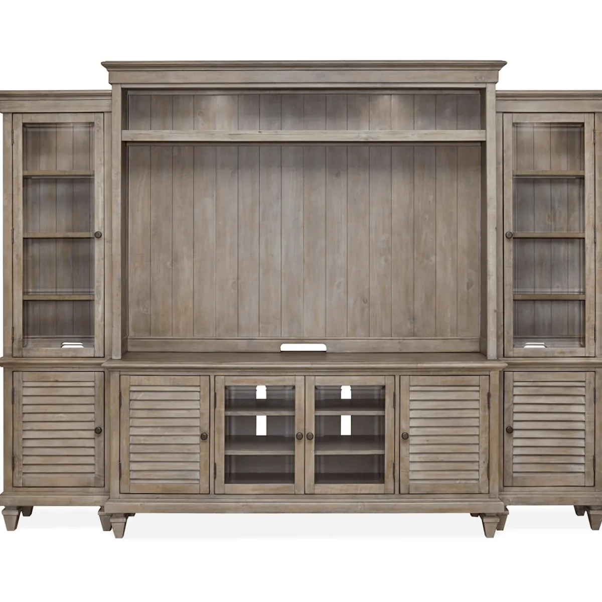 Wall Units | Star Fumiture Hamlin 4PC Entertainment Wall