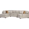 Sectionals | Star Fumiture Harper 3-Piece Sectional with RAF Cuddler