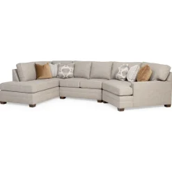 Sectionals | Star Fumiture Harper 3-Piece Sectional with RAF Cuddler
