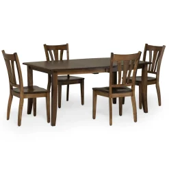 Dining Room Sets | Star Fumiture Hatfield 5-Piece Rectangular Table Dining Set