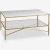 Coffee / Cocktail Tables | Star Fumiture Henzler Gold Coffee Table