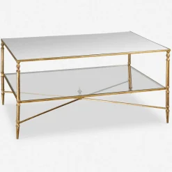 Coffee / Cocktail Tables | Star Fumiture Henzler Gold Coffee Table