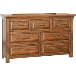 Dressers | Star Fumiture Hill Crest Seven Drawer Dresser